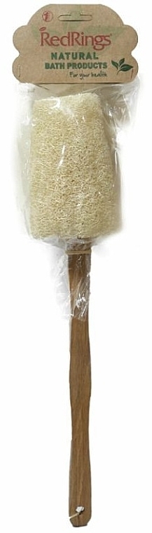 Gąbka z drewnianą rączką - RedRings Loofah Sponge Wooden Handle — Zdjęcie N1