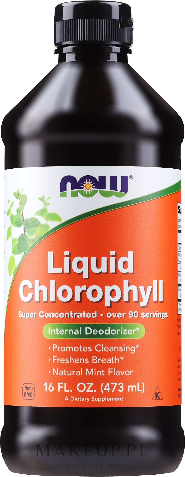 Koncentrat z chlorofilem - Now Foods Liquid Chlorophyll — Zdjęcie 473 ml