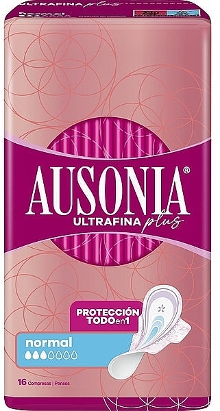 Podpaski higieniczne, 16 szt. - Ausonia Ultrafina Plus Normal — Zdjęcie N1