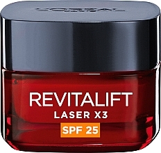 PRZECENA! L'Oreal Paris Revitalift Laser X3 - Przeciwstarzeniowy krem do twarzy na dzień Intensywna regeneracja SPF 25 * — Zdjęcie N4