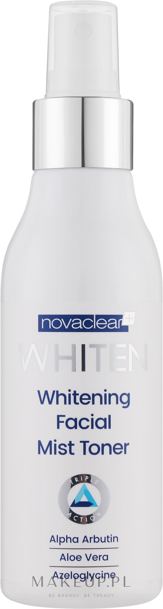 Mgiełka-tonik do twarzy - Novaclear Whiten Whitening Face Mist Toner — Zdjęcie 100 ml