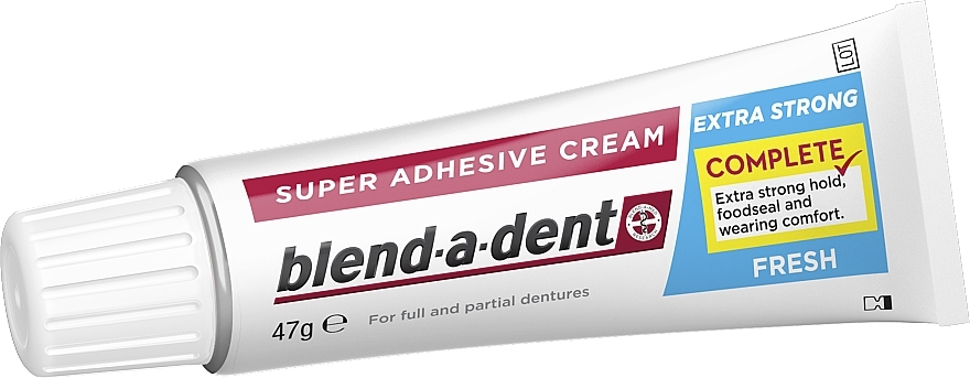 Krem do mocowania protez - Blend-A-Dent Super Adhesive Cream Fresh Complete  — Zdjęcie N4