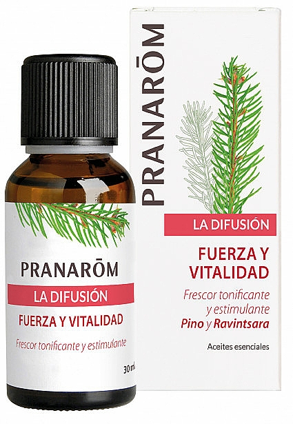 Naturalny olejek eteryczny - Pranarom La Difusion Strength And Vitality — Zdjęcie N1