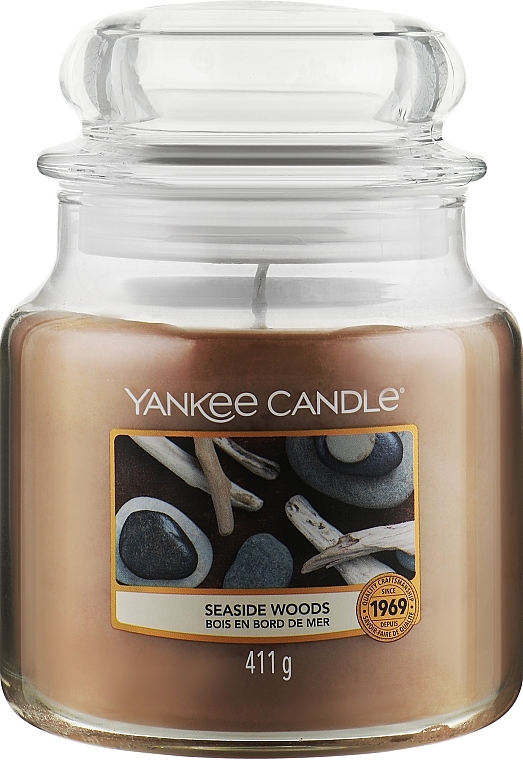 Świeca zapachowa w słoiku - Yankee Candle Seaside Woods