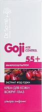 Ultraliftingujący krem ​​do skóry wokół oczu 55+ Jagody goji - Dr Sante Goji Age Control Cream 55+ — Zdjęcie N1