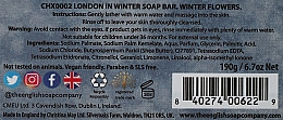 Świąteczne mydło w kostce Londyn zimą - The English Soap Company London In Winter Christmas Soap — Zdjęcie N2