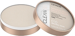 Mineralny matujący puder do twarzy - Catrice Clean ID Mineral Matt Face Powder — Zdjęcie N2