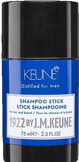 Suchy szampon do włosów dla mężczyzn - Keune 1922 Shampoo Stick Distilled For Men — Zdjęcie N1