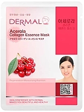 Kup Kolagenowa maska ​​do twarzy w płachcie z acerolą - Dermal Acerola Collagen Essence Mask 