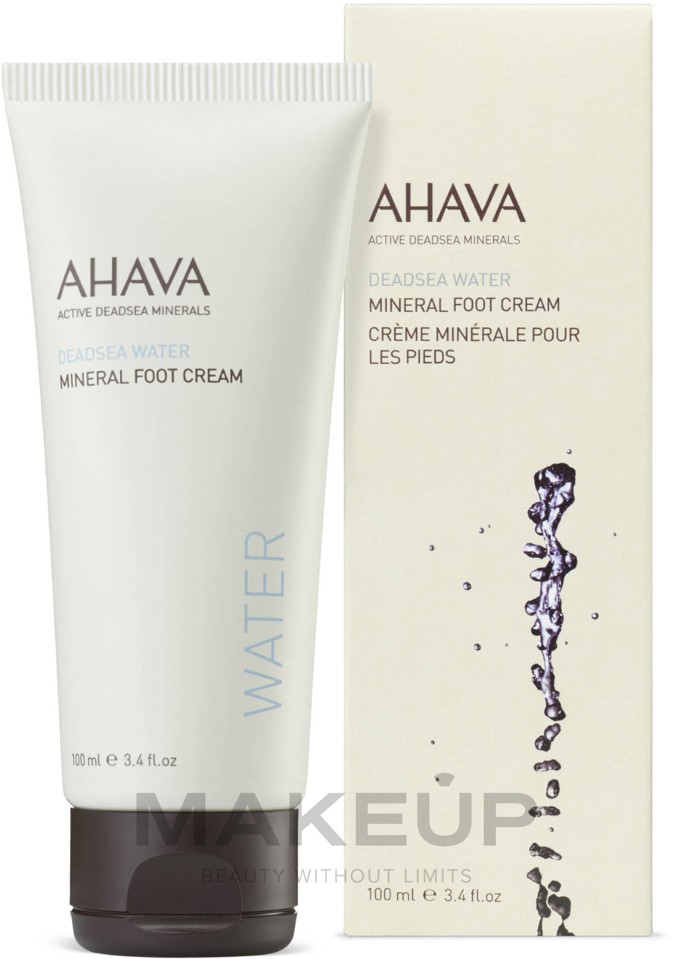 Mineralny krem do stóp - Ahava Deadsea Water Mineral Foot Cream — Zdjęcie 100 ml