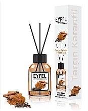 Kup PRZECENA!  Dyfuzor zapachowy Cynamon i goździk - Eyfel Perfume Reed Diffuser Cinnamon Clove *