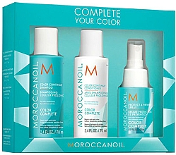 Kup Zestaw kosmetyków do włosów farbowanych - Moroccanoil Travel Kit Color Complete (shm 70 ml + cond 70 ml + spray 50 ml)