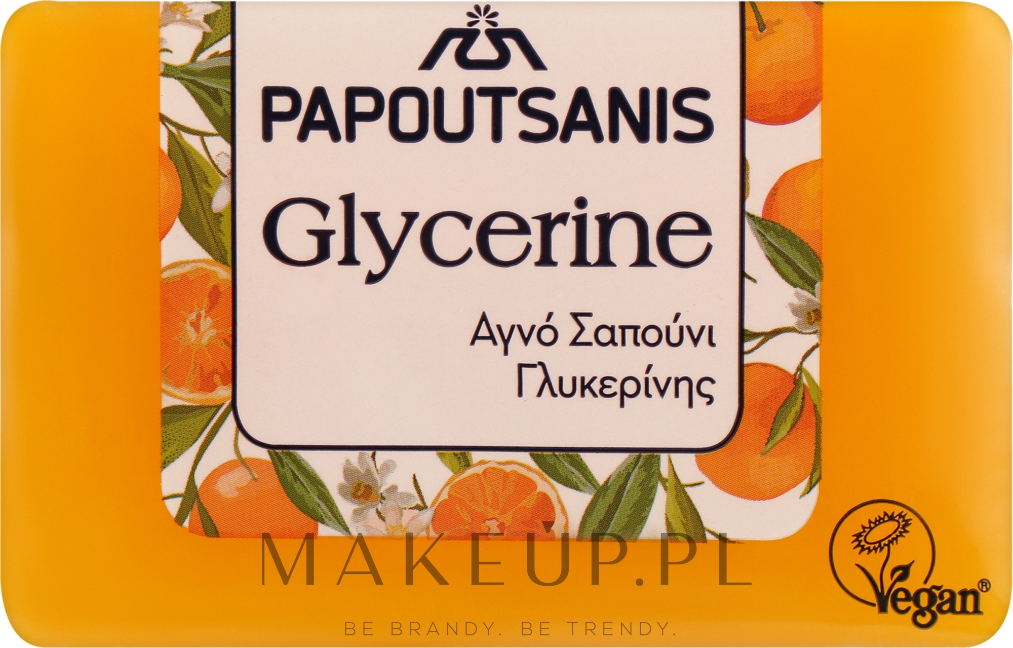 Mydło glicerynowe o zapachu korzennej pomarańczy - Papoutsanis Glycerine Soap — Zdjęcie 125 g
