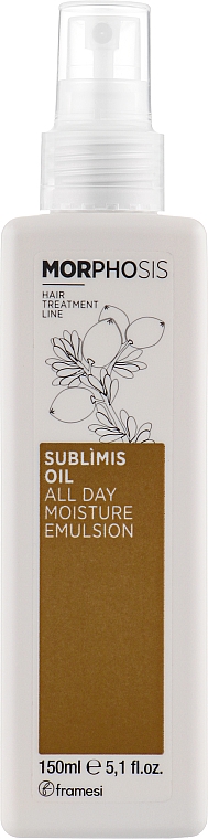 Nawilżająca emulsja do włosów - Framesi Morphosis Sublimis Oil All Day Moisture Emulsion — Zdjęcie N1