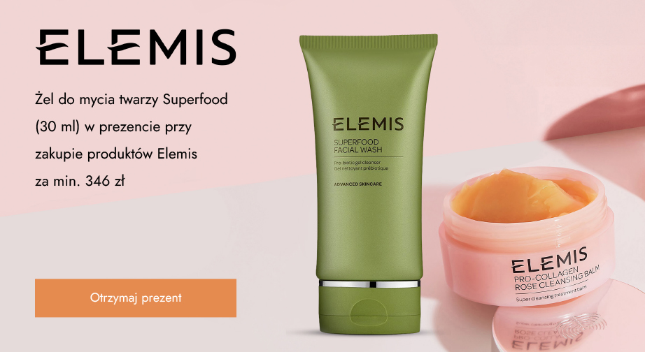 Żel do mycia twarzy Superfood (30 ml) w prezencie przy zakupie produktów Elemis za min. 346 zł.
