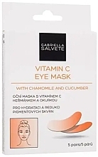 Płatki pod oczy z rumiankiem i ogórkiem - Gabriella Salvete Vitamin C Eye Mask — Zdjęcie N1
