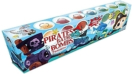 PRZECENA! Zestaw bomb do kąpieli - Chlapu Chlap Pirates Bath Bombs (b/bomb/7x50g) * — Zdjęcie N1