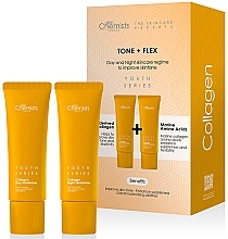 Kup Zestaw - Skin Chemists Youth Series Collagen Tone & Flex Kit (d/cr/50ml + n/cr/50ml)