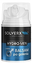 Nawilżający balsam po goleniu - Solverx Hydro Men Balsam After Shaving Hydro — Zdjęcie N1