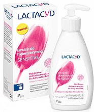 Delikatna emulsja do higieny intymnej do skóry wrażliwej (z dozownikiem) - Lactacyd Body Care — Zdjęcie N1