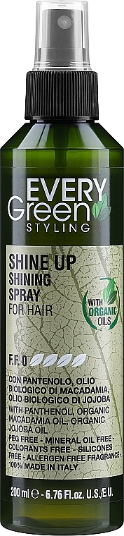 Spray do włosów - EveryGreen Shine Up Shinning Spray — Zdjęcie N1