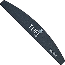 Pilnik do paznokci 180/240, czarny - Tufi Profi Premium — Zdjęcie N1