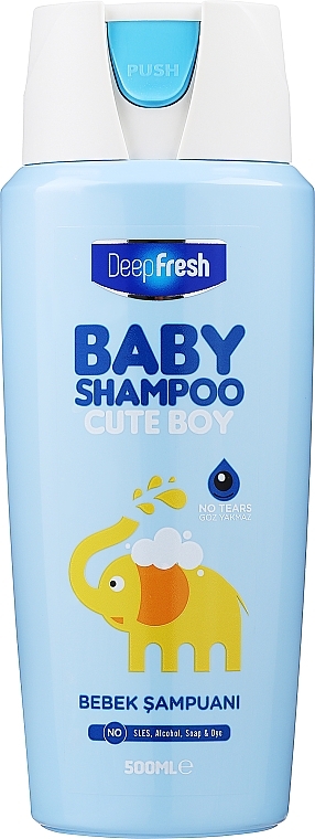 Szampon do włosów dla dzieci - Aksan Deep Fresh Baby Shampoo Cute Boy — Zdjęcie N1