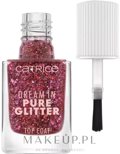 Top z brokatem - Catrice Dream In Pure Glitter Top Coat — Zdjęcie 050 - Sparkle Darling