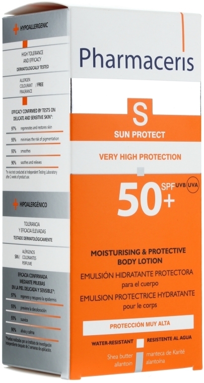 Hydrolipidowy ochronny balsam do ciała SPF 50+ - Pharmaceris S Sun Body Protect — Zdjęcie N3