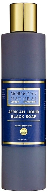 Czarne mydło w płynie - Moroccan Natural Organic African Liquid Black Soap — Zdjęcie N1