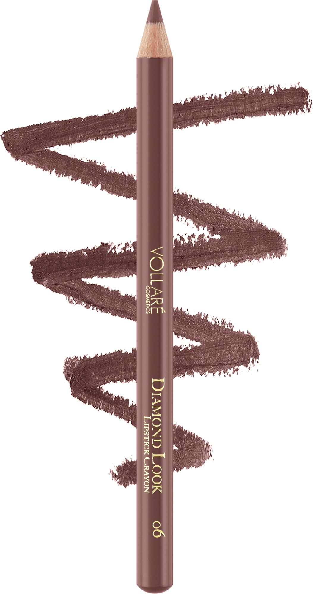 Kredka do ust - Vollare Diamond Look Lipstick Crayon — Zdjęcie 01 - Dirty Rose