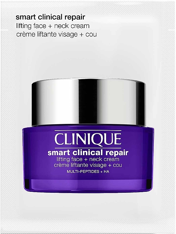 Krem liftingujący do twarzy i szyi - Clinique Smart Clinical Repair Lifting Face + Neck Cream (próbka) — Zdjęcie N1