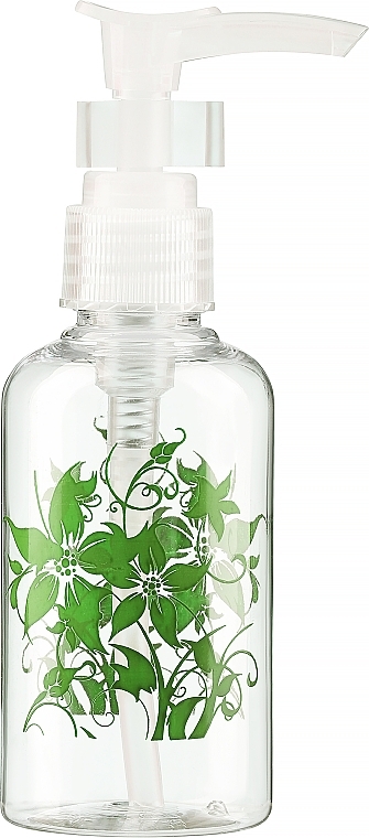 Butelka z dozownikiem, 75 ml, zielone kwiaty - Top Choice — Zdjęcie N1