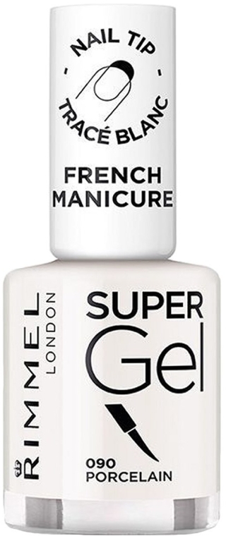 Żelowy lakier do paznokci - Rimmel Super Gel French Manicure — Zdjęcie N1