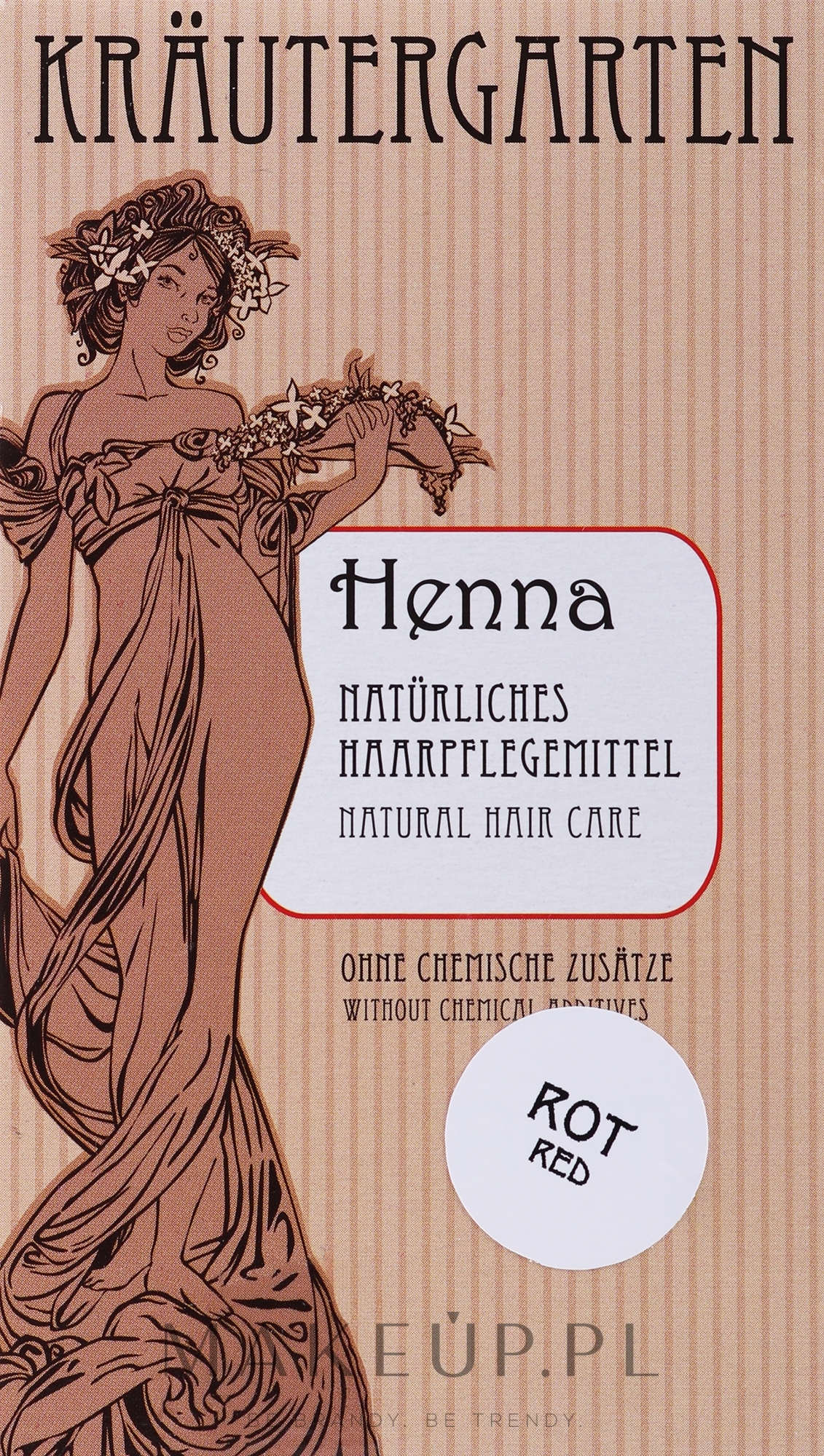 Henna w proszku, czerwona - Styx Naturcosmetic Henna Pulver Rot — Zdjęcie 80 g