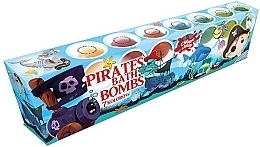 Zestaw bomb do kąpieli - Chlapu Chlap Pirates Bath Bombs (b/bomb/7x50g) — Zdjęcie N1