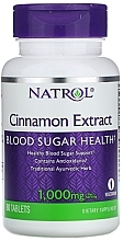 PRZECENA! Ekstrakt z cynamonu w tabletkach - Natrol Cinnamon Extract * — Zdjęcie N1