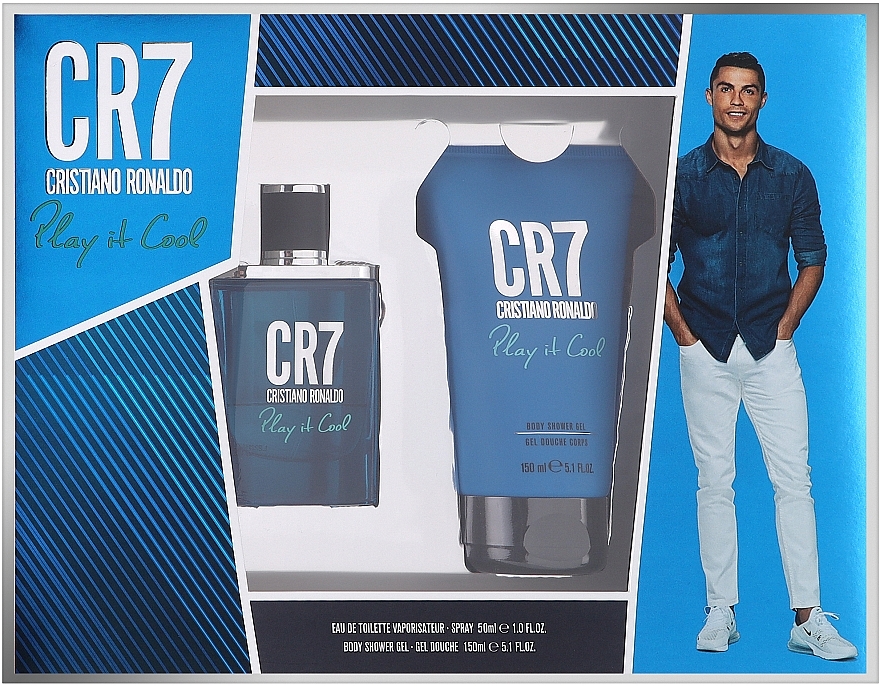 Cristiano Ronaldo CR7 Play It Cool - Zestaw (edt 50 ml + sh/gel 150 ml) — Zdjęcie N1
