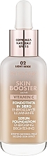 Kup Rozświetlający podkład do twarzy z serum na bazie witaminy C - Deborah Skin Booster Serum Foundation Vitamin C SPF15