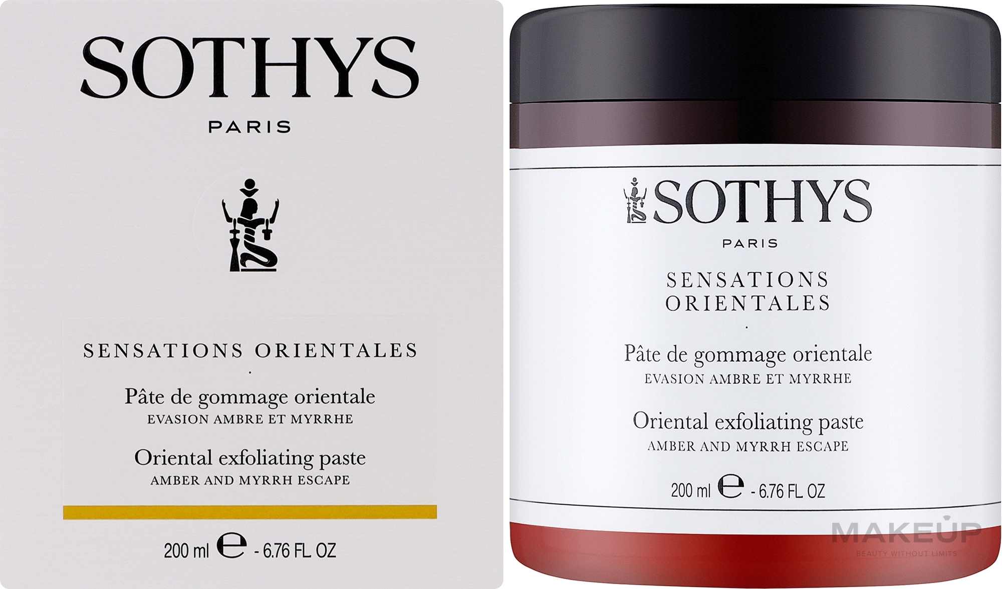 Pasta złuszczająca do ciała z bursztynem i mirrą - Sothys Oriental Exfoliating Paste Amber and Myrrh Escape — Zdjęcie 200 ml