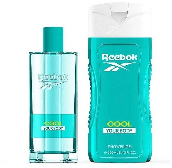 Reebok Cool Your Body - Zestaw (edt/100ml + sh/gel/250ml + bag/1pcs) — Zdjęcie N2