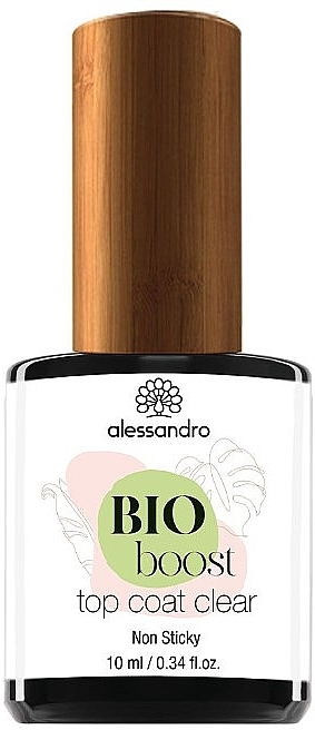 Top do lakieru hybrydowego - Alessandro International BioBoost Top Coat — Zdjęcie N1