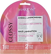 PREZENT! Zabieg laminowania do włosów Diamentowy połysk włosów - Marion Glossy Effect — Zdjęcie N1