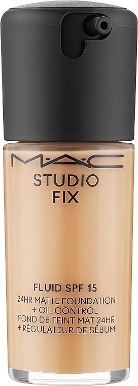 Matujący podkład do twarzy - MAC Studio Fix Fluid SPF15 24HR Matte Foundation — Zdjęcie N1