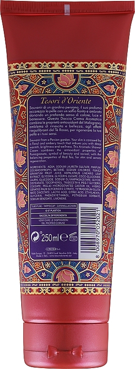 Żel pod prysznic Owoc granatu i czerwona herbata - Tesori d´Oriente Persian Dream Aromatic Shower Cream — Zdjęcie N2