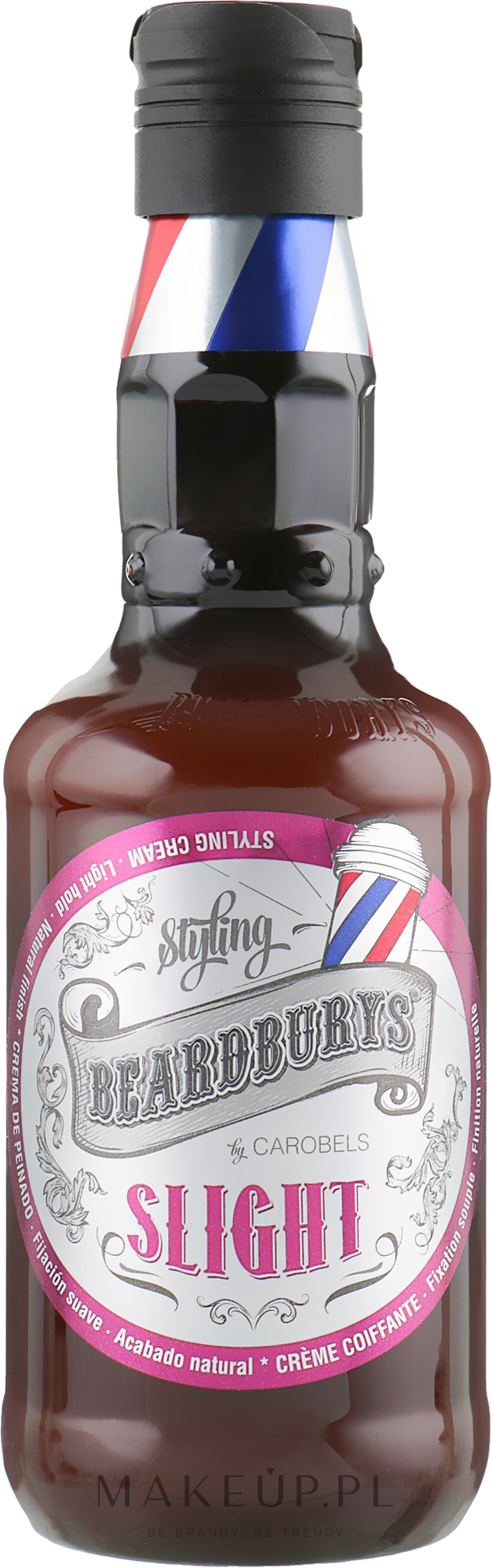 Lekki krem do stylizacji włosów zapewniający naturalny efekt - Beardburys Slight Cream — Zdjęcie 250 ml