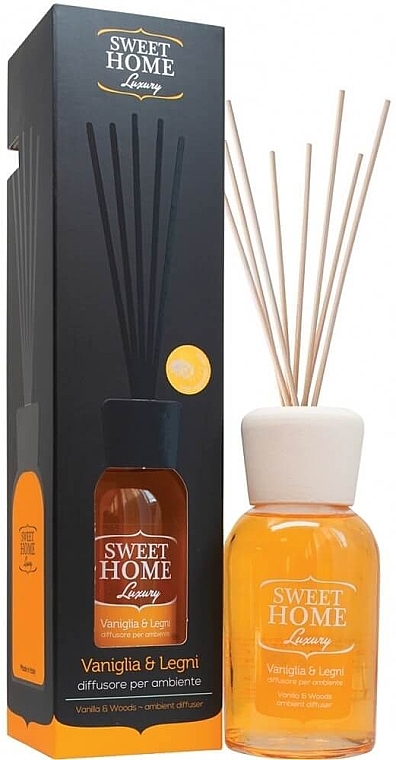 Dyfuzor zapachowy Wanilia i drewno - Sweet Home Collection Diffuser — Zdjęcie N1