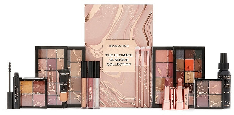 Kalendarz adwentowy - Makeup Revolution Ultimate Glamour Collection 12 Days Of Christmas Advent Calendar — Zdjęcie N3