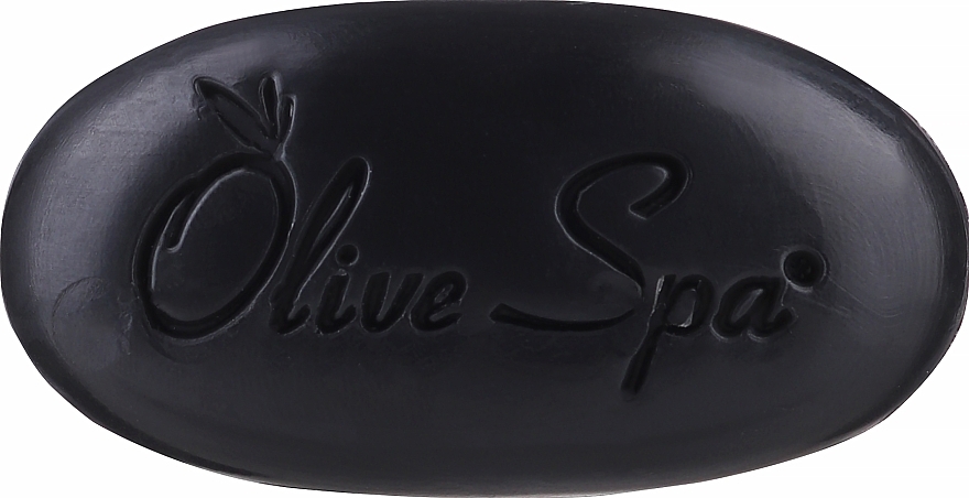 PREZENT! Oliwkowe czarne mydło z popiołem lawy wulkanicznej - Santo Volcano Spa Black Soap — Zdjęcie N2