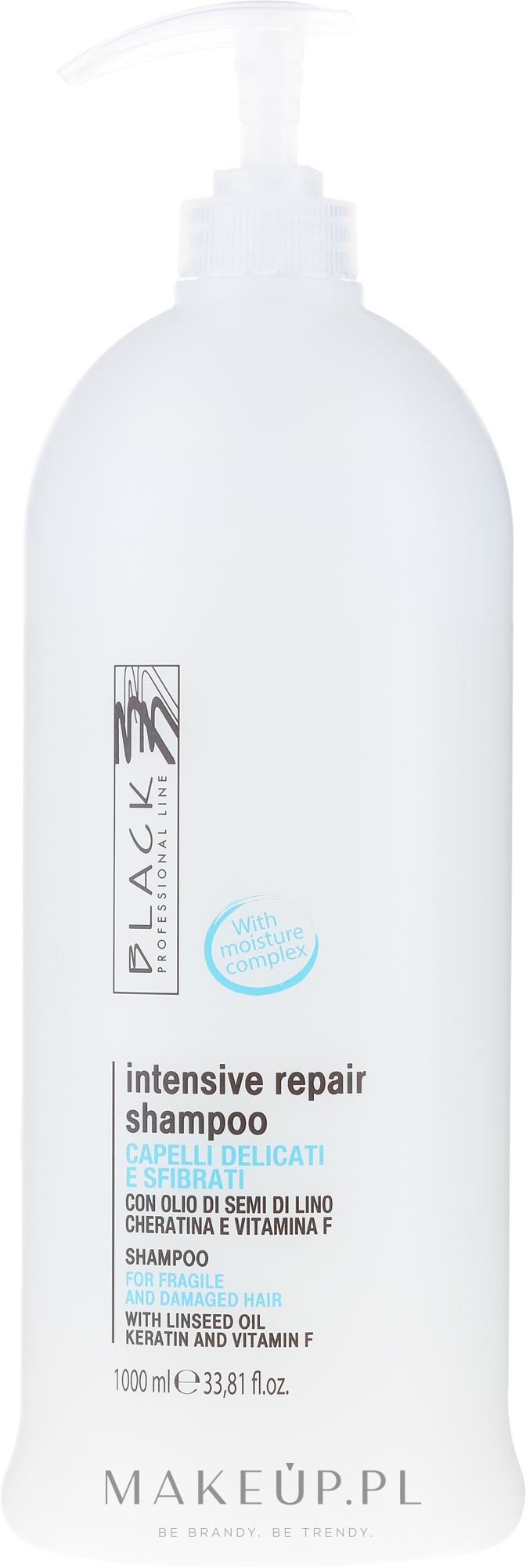 Naprawczy szampon do włosów delikatnych i zniszczonych - Black Professional Line Revitalising Shampoo — Zdjęcie 1000 ml